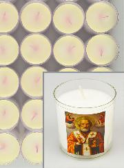 Lot de 48 Bougies Veilleuses Saint Nicolas