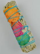Smudge de Sauge Blanche & Pétales de Roses 30g - Fagot 10cm