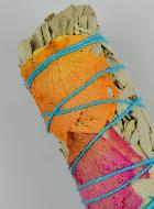 Smudge de Sauge Blanche & Pétales de Roses 30g - Fagot 10cm