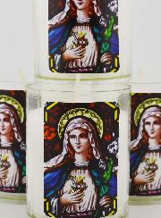 4 Bougies Veilleuses Sacré-Coeur de Marie