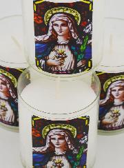 4 Bougies Veilleuses Sacré-Coeur de Marie