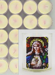 10 Bougies Veilleuses Sacré-Coeur de Marie