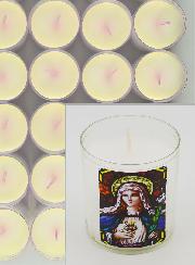 10 Bougies Veilleuses Sacré-Coeur de Marie