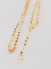 Chapelet en Or Jaune Massif 18k 750/1000 - Grains 2.5mm