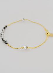 Dizainier en Cristal Noir & Or