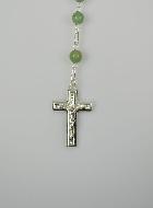 Chapelet en Pierre d'Aventurine Veritable & Argent Massif