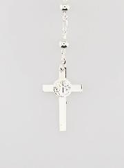 Chapelet Saint Benoît en Argent 925/1000 - Grains Brillant 5mm