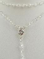 Chapelet en Cristal 5mm & Argent Massif