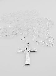 Chapelet en Cristal 8mm & Argent Massif