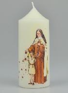 Bougie Cierge de Sainte Thérèse de Lisieux