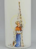 Bougie Cierge de Sainte Jeanne d'Arc