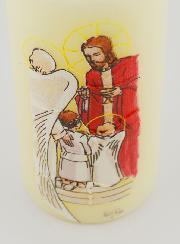 Bougie Cierge de Communion Pain des Anges - Fille Brune