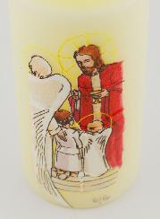 Cierge de Communion Pain des Anges - Fille Brune