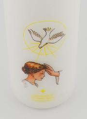 Bougie Cierge de Confirmation Don de Dieu - Fille Brune
