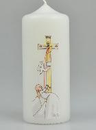 Bougie Cierge de Baptême - Baptisé dans l'Esprit Saint