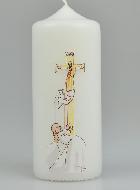 Bougie Cierge de Baptême - Baptisé dans l'Esprit Saint
