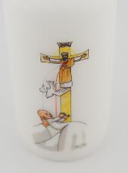 Cierge de Baptême - Colombe du Saint-Esprit