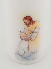Bougie Cierge de Baptême - Jésus Sauve