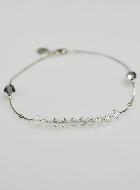 Bracelet Dizainier en Cristal & Argent