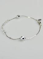 Bracelet Dizainier en Cristal & Argent