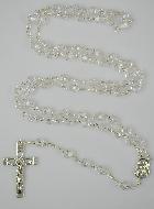 Chapelet en Argent 925/1000 & Perles de Cristal