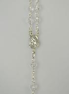 Chapelet en Argent 925/1000 & Perles de Cristal