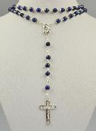 Chapelet en Argent 925/1000 & Perles Lapis Lazuli