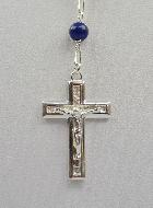 Chapelet en Argent 925/1000 & Perles Lapis Lazuli