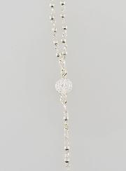 Bijou Chapelet de Saint Benoît en Argent 925/1000 - Grains 3mm