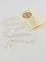 Chapelet Saint Benoît - Argent 925/1000 - Grains 3mm