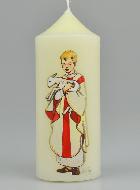 Bougie Cierge de Baptême - Deviens Prêtre Prophète & Roi