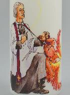 Bougie Cierge Saint Jean Marie Vianney Saint Curé d'Ars