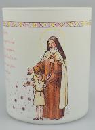 Bougie Parfumée Luxe Sainte Thérèse de Lisieux avec Prière