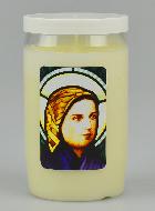 Bougie de Dévotion Sainte Bernadette Soubirous - 3 Jours