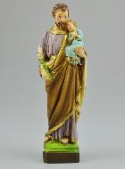 Statue de Saint Joseph en Résine Couleur - 20 cm