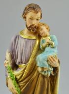 Statue de Saint Joseph en Résine Couleur - 20 cm