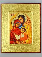 Icône Byzantine Sainte Famille - 13cm