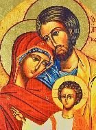 Icône Religieuse Sainte Famille - 19cm