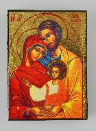 Icône Religieuse Sainte Famille - Mini Format