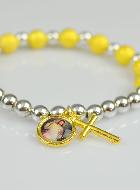 Bracelet Religieux Jésus Miséricorde Divine & Croix