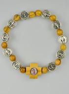 Bracelet Religieux Vierge Marie de Medjugorje & Croix