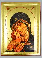 Grande Icône Marie Mère de Dieu - Vierge de Vladimir 40cm