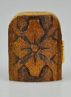 Icône Religieuse Diptyque Vierge de Tendresse & Christ Pantocrator - 5cm