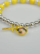 Bracelet Religieux du Christ Miséricordieux & Croix