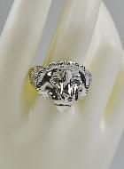 Bague Lion de Juda - Argent Massif - Taille 64