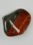 Pierre Roulée Jaspe héliotrope Bloodstone