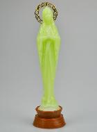 Statue Notre Dame de Lourdes Fluo Lumineuse - 14 cm