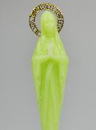 Statue Notre Dame de Lourdes Fluo Lumineuse - 14 cm