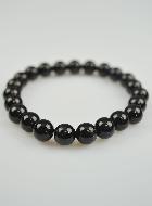 Bracelet en Pierre Naturelle d'Onyx Noir