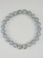 Bracelet en Pierre Naturelle d'Angelite - 8mm